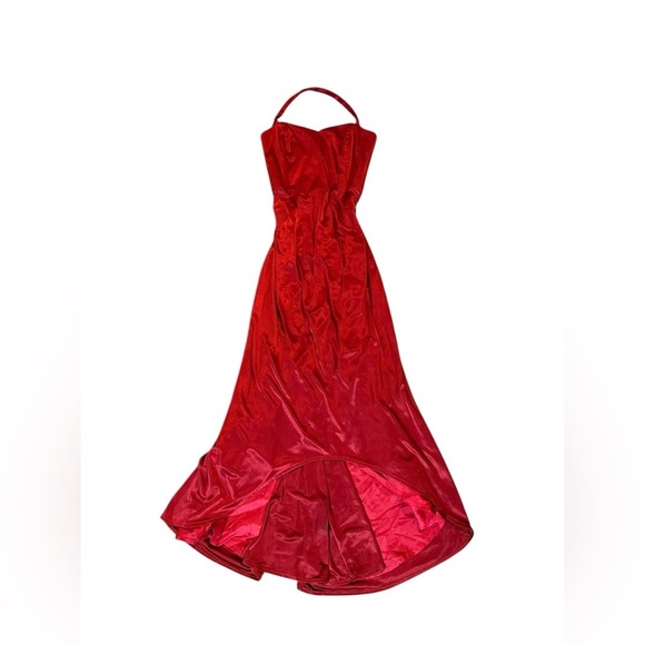 Vintage Dresses & Skirts - Elegant Red holiday Evening Gown, medium
